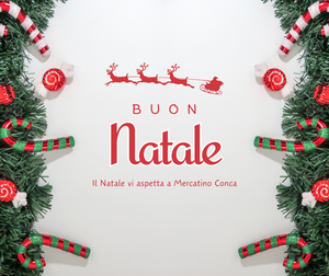 Red and Green Simple Merry Christmas Facebook Post