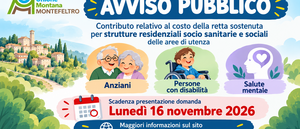 Avviso pubblico contributi persone in strutt. sanitarie banner